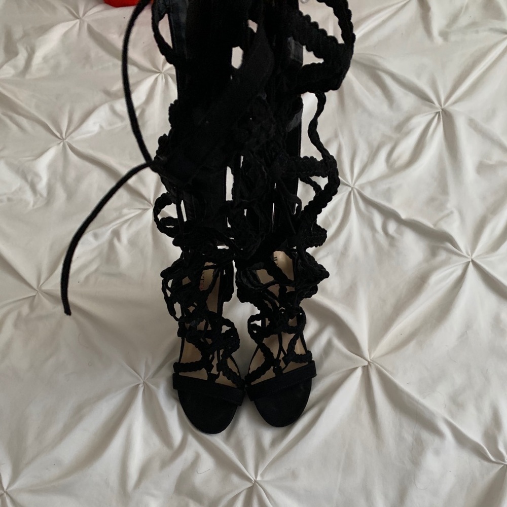 Black Just Fab Heels